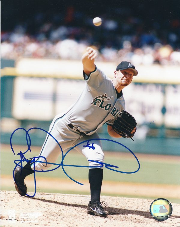 AUTOGRAPHED photo RYAN DEMPSTER  Florida Marlins