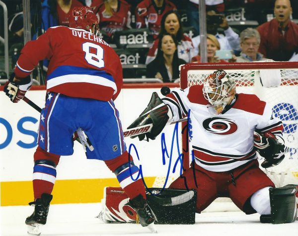 AUTOGRAPHED EDDIE LACK 8X10 CAROLINA HURRICANES Photo