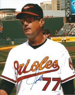 AUTOGRAPHED JOHN RUSSELL 8X10 Baltimore Orioles Photo