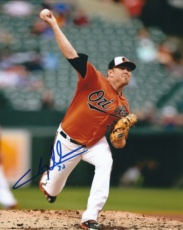 AUTOGRAPHED CHRIS TILLMAN 8X10 Baltimore Orioles Photo