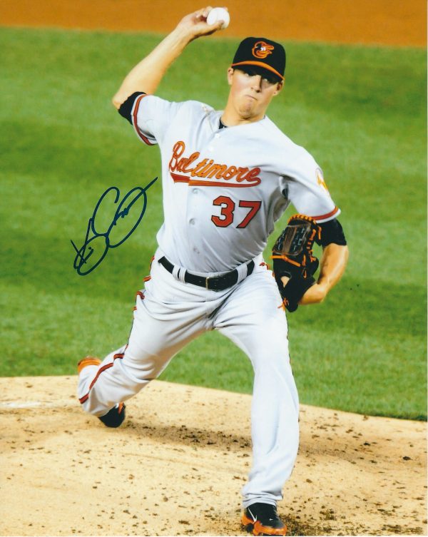 AUTOGRAPHED KEVIN GAUSMAN 8X10 Baltimore Orioles Photo
