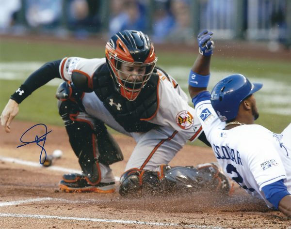 AUTOGRAPHED CALEB JOSEPH 8X10 Baltimore Orioles Photo