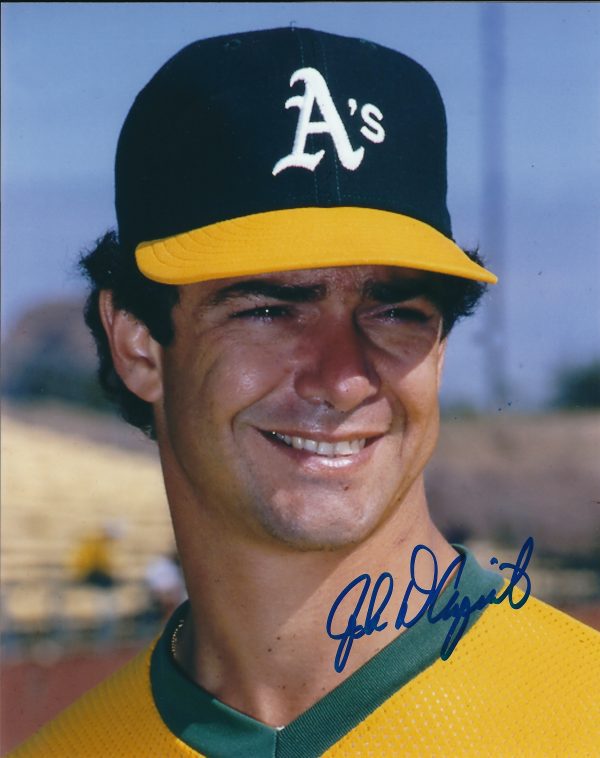 AUTOGRAPHED JOHN D'ACQUISTO 8X10 Oakland A's Photo