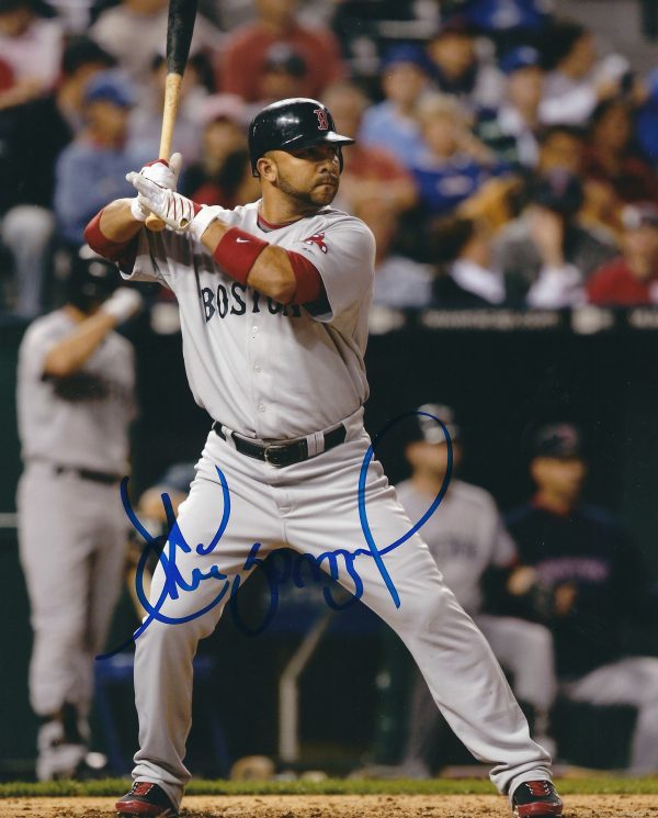 AUTOGRAPHED ALEX GONZALEZ  8X10 Boston Red Sox photo