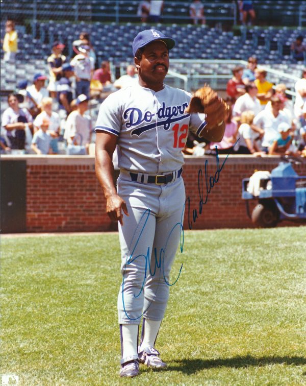 AUTOGRAPHED BILL MADLOCK 8x10 Los Angeles Dodgers photo