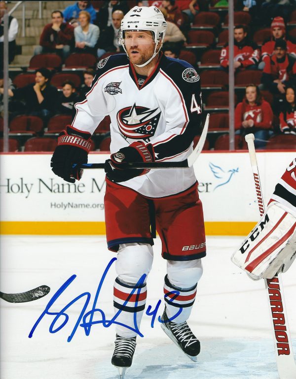 Autographed SCOTT HARTNELL 8X10 Columbus Blue Jackets Photo