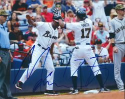 AUTOGRAPHED MALLEX SMITH 8X10 Atlanta Braves photo
