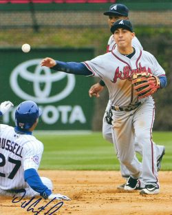 AUTOGRAPHED DANIEL CASTRO 8X10 Atlanta Braves photo