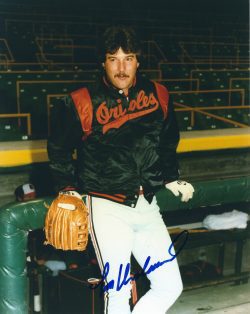 AUTOGRAPHED TOM UNDERWOOD 8X10 Baltimore Orioles Photo