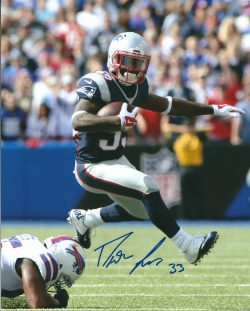 Autographed Dion Lewis 8x10 New England Patriots Photo