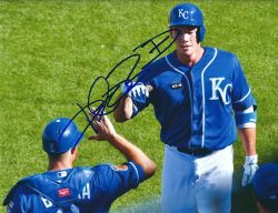 AUTOGRAPHED PETER O'BRIEN 8X10 Kansas City Royals Photo