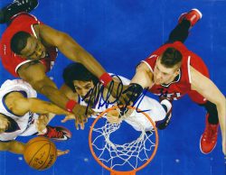 AUTOGRAPHED MIKE MUSCALA 8X10 Atlanta Hawks photo