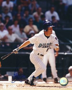 Autographed STEVE FINLEY 8X10 Arizona Diamondbacks Photo