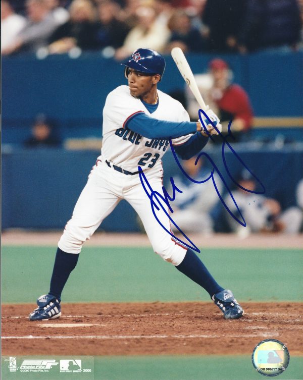 SIGNED photo JOSE CRUZ JR #4 Toronto Blue Jays