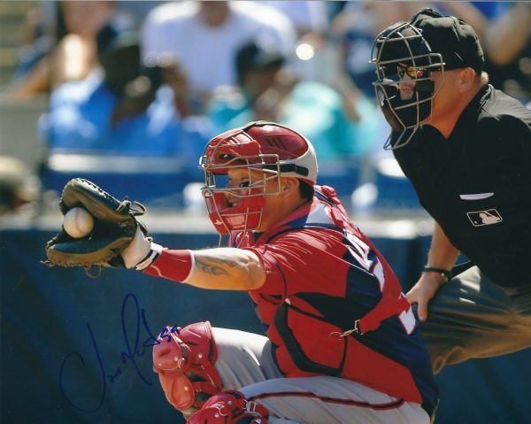 Autographed  JOSE LOBATON 8X10 Washington Nationals Photo