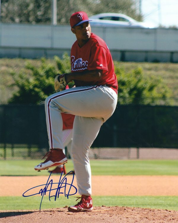 AUTOGRAPHED MIGUEL NUNEZ 8X10 Philadelphia Phillies Photo