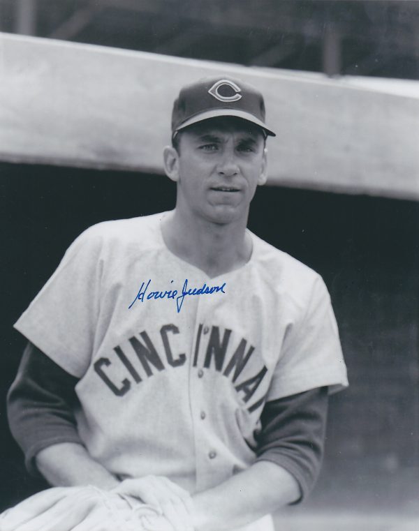 AUTOGRAPHED HOWIE JUDSON photo  Cincinnati Reds