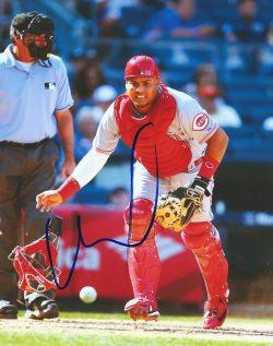AUTOGRAPHED Brayan Peña 8X10 Cincinnati Reds Photo