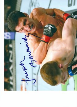 Autographed Joseph Benavidez UFC & MMA 8x10 photo with COA