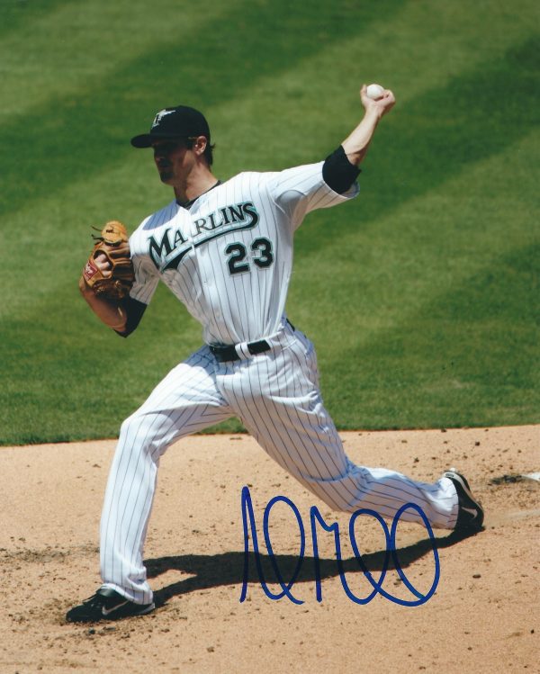 AUTOGRAPHED ANDREW MILLER 8X10 Florida Marlins Photo