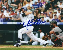 Autographed Michael Cuddyer 8x10 Colorado Rockies  photo - w/COA