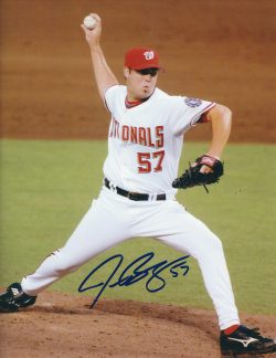 Autographed JASON BERGMAN Washington Nationals Photo