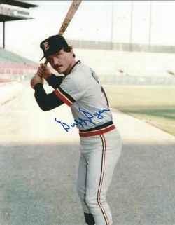 AUTOGRAPHED DUFFY DYER 8X10 Detroit Tigers Photo