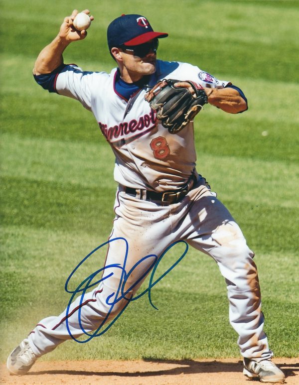 AUTOGRAPHED JAMEY CARROLL 8X10 Minnesota Twins photo