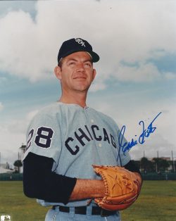 AUTOGRAPHED EDDIE FISHER 8x10 Chicago White Sox Photo