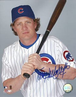AUTOGRAPHED  TODD HOLLANDSWORTH 8X10 Chicago Cubs Photo