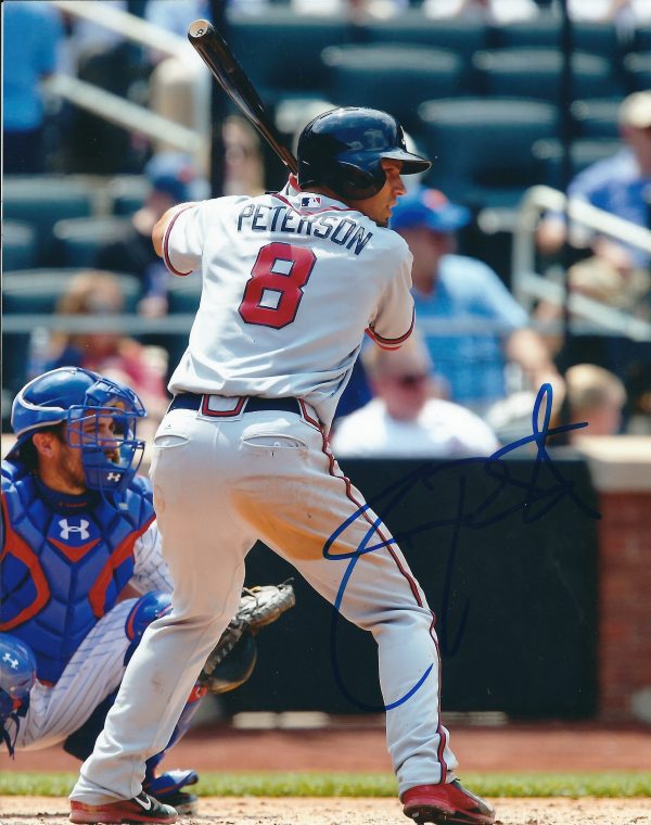 AUTOGRAPHED JACE PETERSON  8X10 Atlanta Braves photo