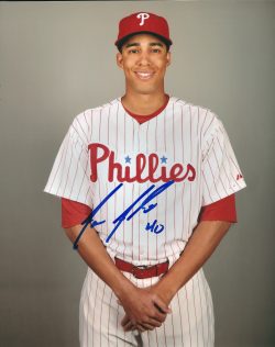 AUTOGRAPHED AARON ALTHERR 8X10 Philadelphia Phillies Photo