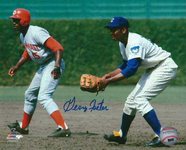 AUTOGRAPHED GEORGE FOSTER 8X10 Cincinnati Reds Photo