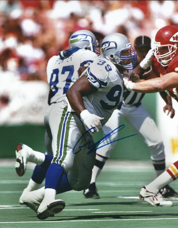 Autographed CORTEZ KENNEDY 8x10 Seattle Seahawks photo