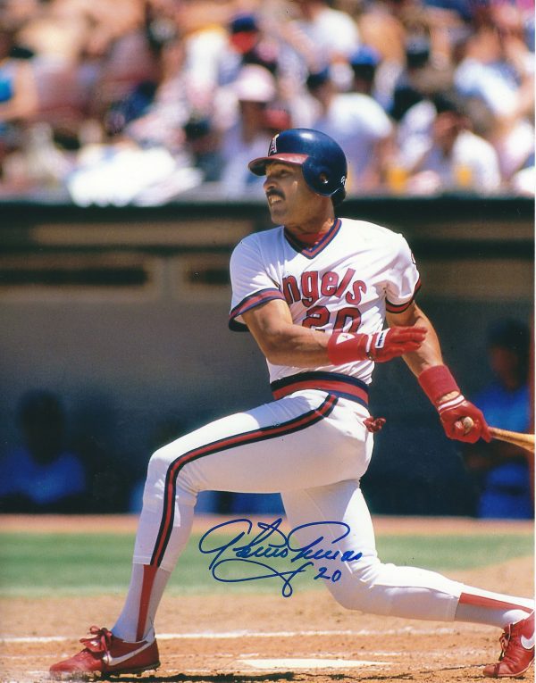 AUTOGRAPHED TONY ARMAS 8X10 Los Angeles Angels Photo