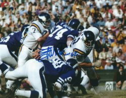 Autographed ED WHITE  8X10 Minnesota Vikings Photo