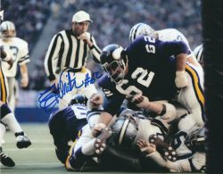 Autographed ED WHITE  8X10 Minnesota Vikings Photo