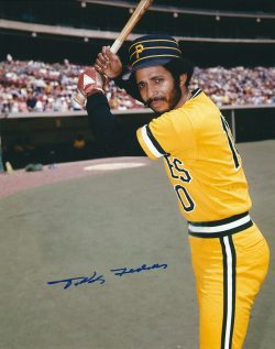 Autographed FRANK TAVERAS 8X10 Pittsburgh Pirates Photo