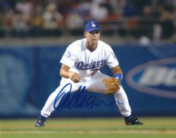 AUTOGRAPHED DAVE HANSEN 8x10 Los Angeles Dodgers photo