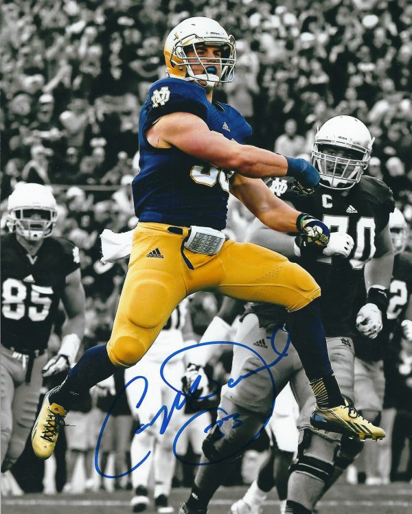 Autographed CAM MCDANIEL Notre Dame Photo