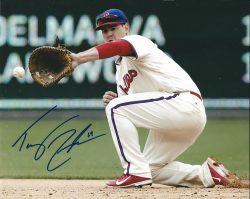 AUTOGRAPHED TOMMY JOSEPH 8X10 Philadelphia Phillies Photo