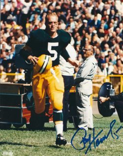 Autographed PAUL HORNUNG 8X10 Green Bay Packers Photo