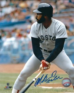 AUTOGRAPHED MIKE EASLER 8x10 Boston Red Sox photo