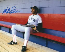 AUTOGRAPHED MIKE EASLER 8X10 Boston Red Sox photo
