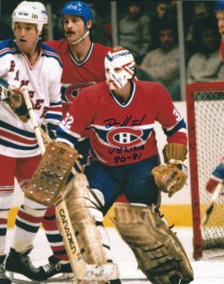 Autographed DENIS HERRON 8X10 Montreal Canadiens Photo
