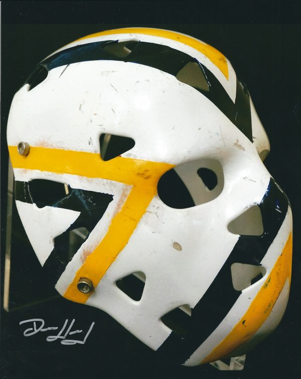 Autographed DENIS HERRON 8x10 Pittsburgh Penguins Photo