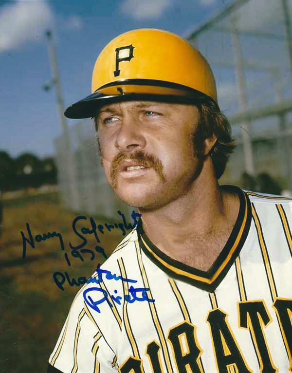 Autographed HARRY SAFERIGHT 8X10 Pittsburgh Pirates Photo