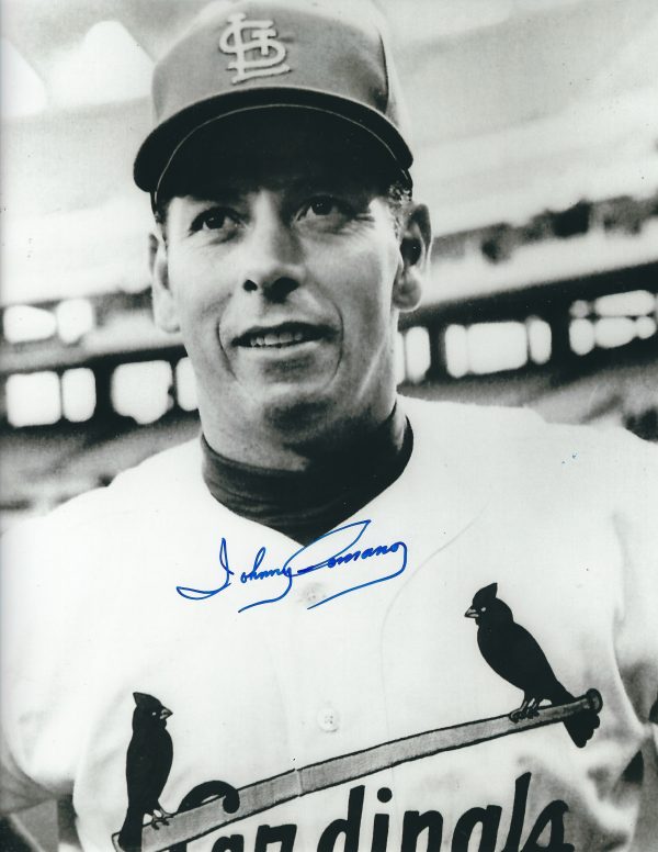 AUTOGRAPHED JOHNNY ROMANO 8X10 St. Louis Cardinals photo