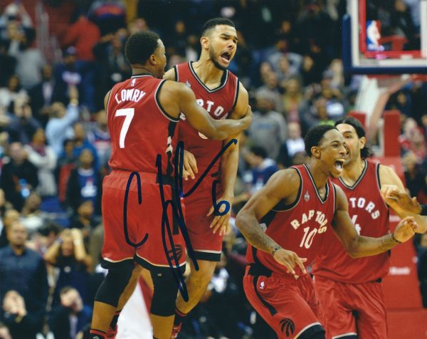 Autographed CORY JOSEPH 8X10 Toronto Raptors photo