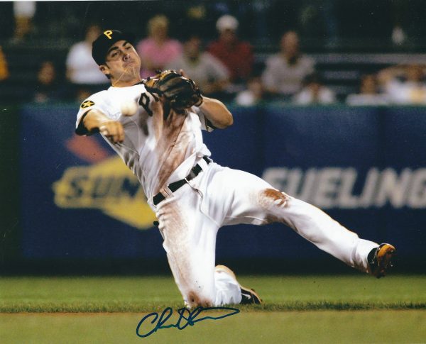 Autographed CHASE d'ARNAUD 8X10 Pittsburgh Pirates Photo